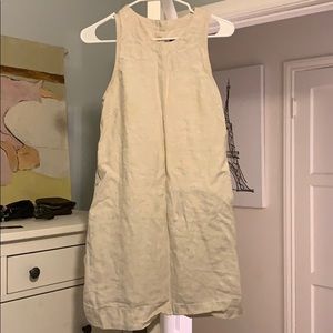 J. Crew button-back linen shift dress